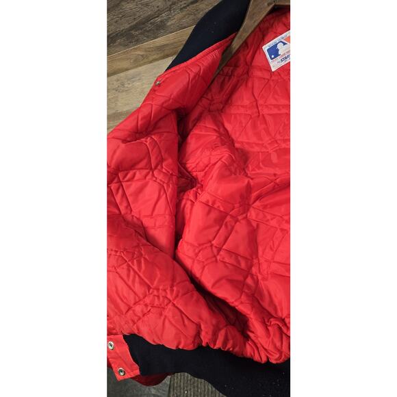 Vintage Starter St. Louis Cardinals Satin Embroidered Logo Jacket XL Pre Owned - Picture 11 of 16